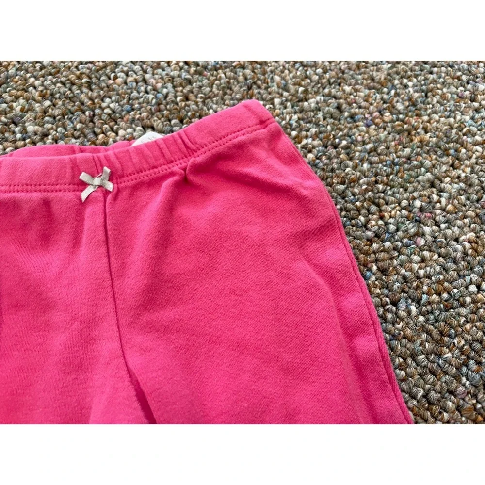 Carter's Girls Spotted Gray, White & Pink Outfit 3M